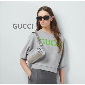Gucci Silver Shoulder Bag